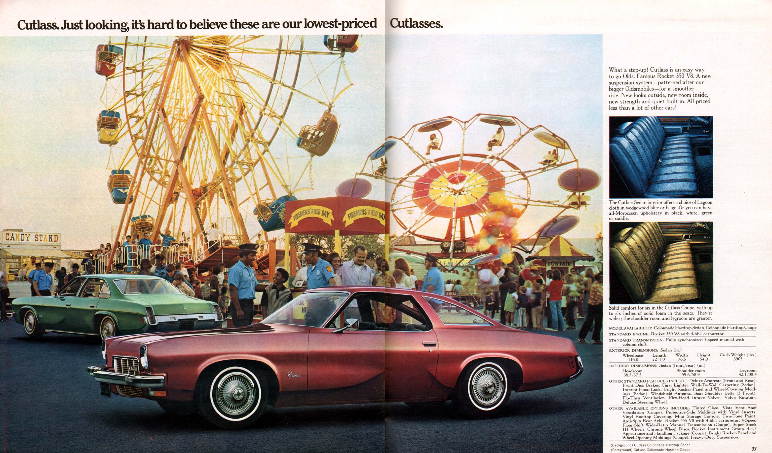 1973 Oldsmobile Full-Line Brochure Page 23